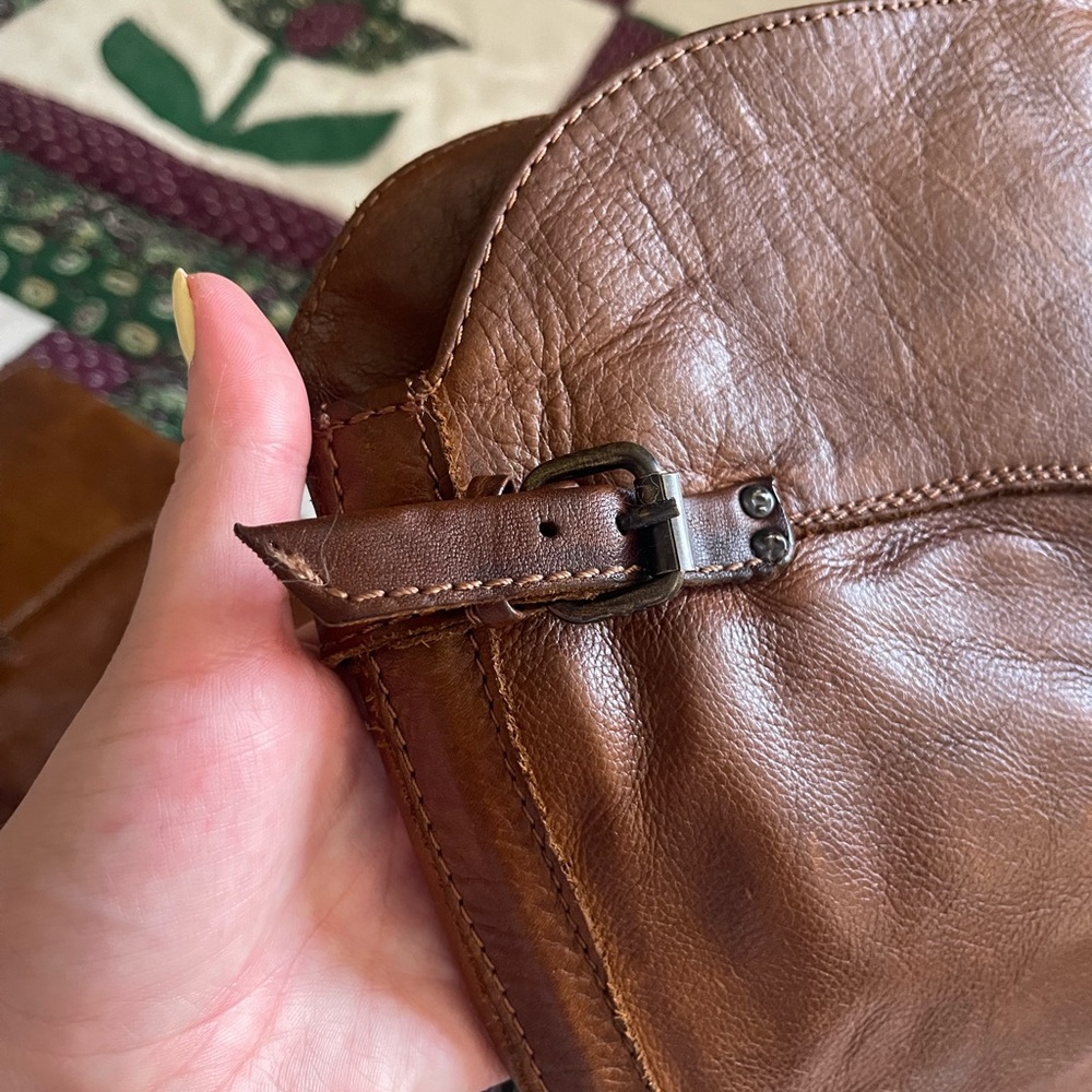 Brown Leather FRYE Phillips Riding Boot - Picture 8 of 13